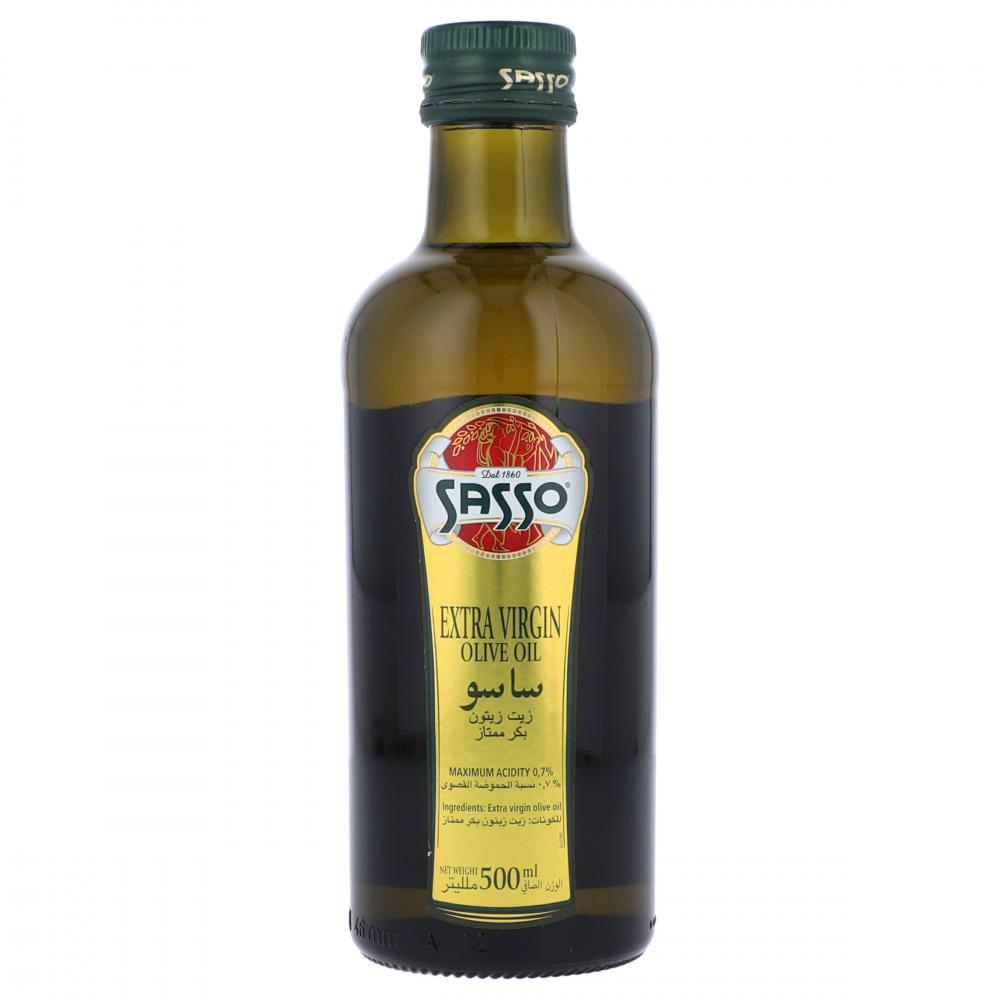 SASSO OLIVE OIL EXTRA VIRGIN BOTTLE 500 ML