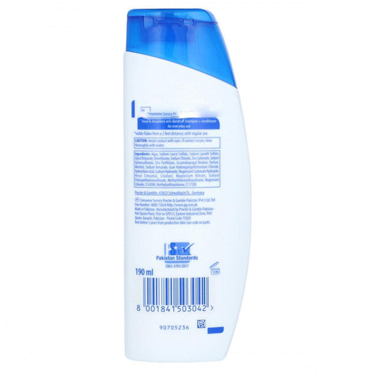 HEAD AND SHOULDERS SHAMPOO CONDITIONER MENTHOL REFRESH 190 M