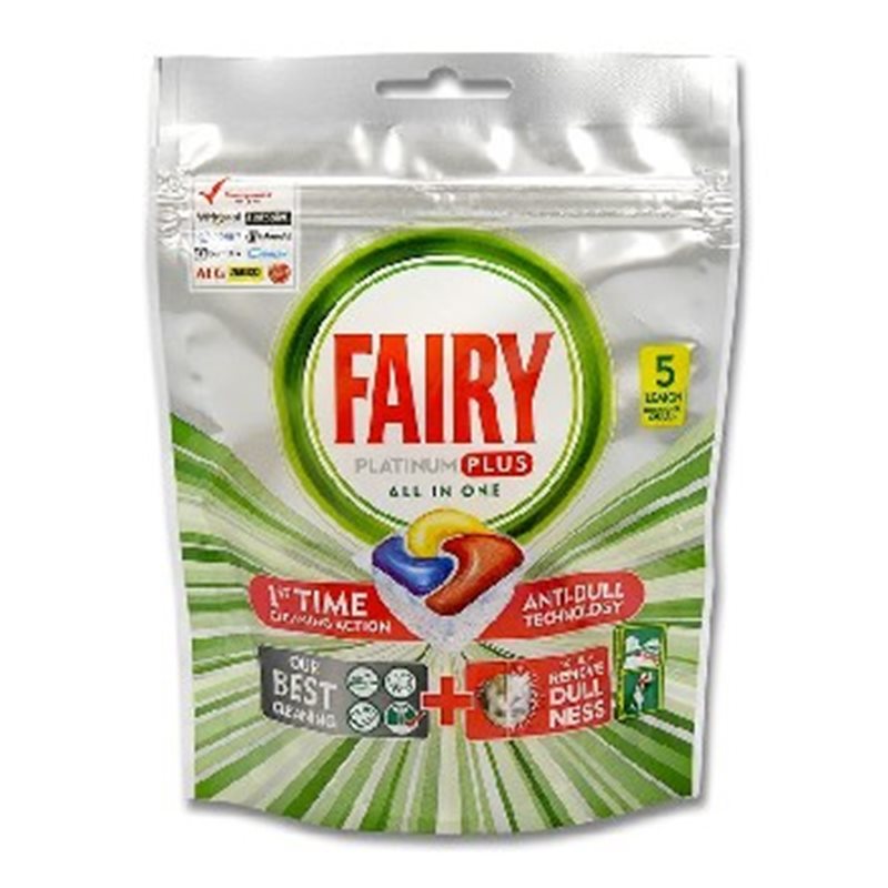 FAIRY DISHWASHER TABS PLATINUM PLUS LEMON ALL IN ONE 78 GM