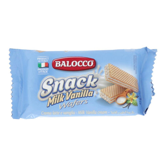 BALOCCO SNACK WAFERS MILK VANILLA 45 GM