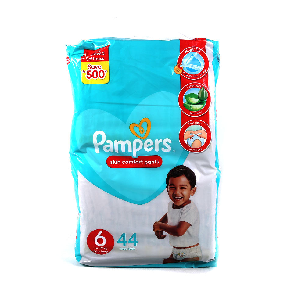 PAMPERS PANTS MEGA PACK EXTRA LARGE 6 14-19KG 38PCS