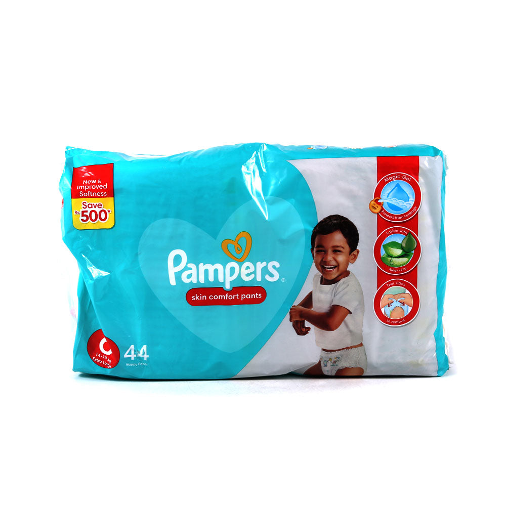 PAMPERS PANTS MEGA PACK EXTRA LARGE 6 14-19KG 38PCS