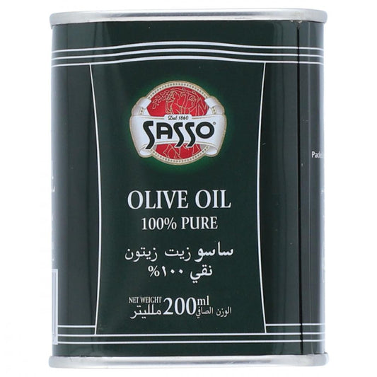 SASSO OLIVE OIL TIN 200 ML