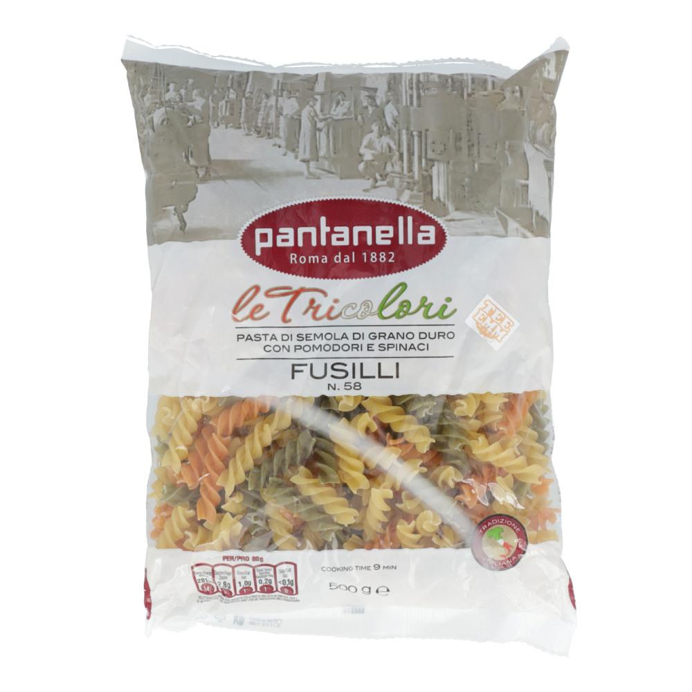 PANTANELLA PASTA FUSILLI TRICOLOR NO 58 500 GM