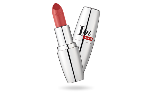 PUPA I M PURE COLR LIPSTICK ABSOLUTE SHINE FROSTED APRICOT