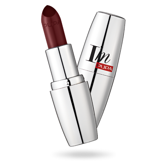 PUPA I M PURE COLOR LIPSTICK ABSOLUTE SHINE BURGUNDY