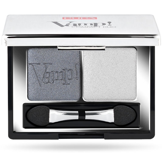 PUPA VAMP COMP DUO EYESHADOW DUO PURE COLOR FULL PAY OFF SIL