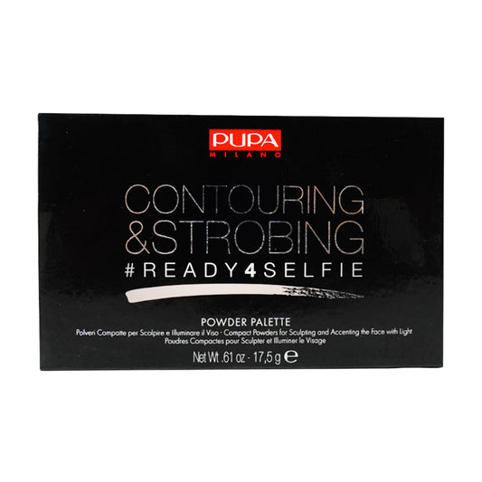PUPA CONTOURING & STROBING PALETTE READY 4 SELFIE POWDER LIG