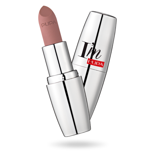 PUPA I AM MATT PURE COLOR LIPSTICK ULTM MATTE DELICATE NUDE