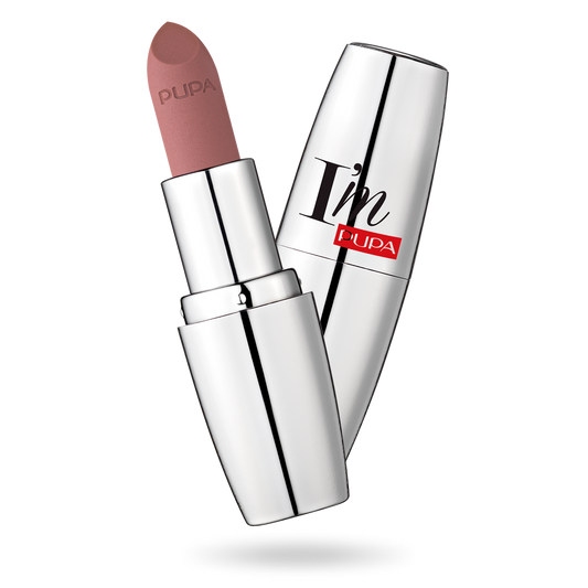 PUPA I AM MATT PURE COLOR LIPSTICK ULTM MATTE ANGLE ROSE