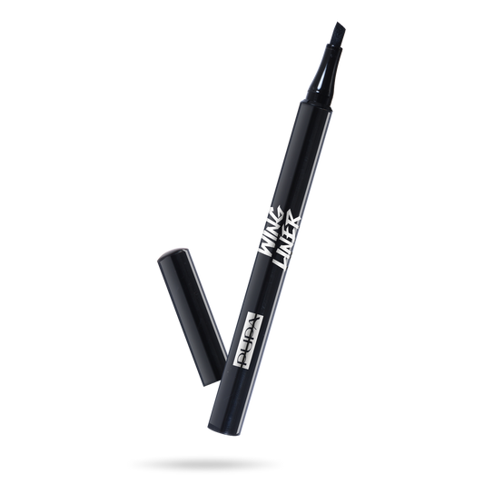 PUPA WING LINER OBLIQUE TIP EYE LINER MARK BLACK