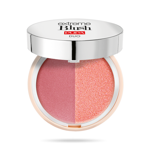 PUPA EXTREME BLUSH DUO DUAL EFFECT COMP BLUSH RADIANT AMARAN
