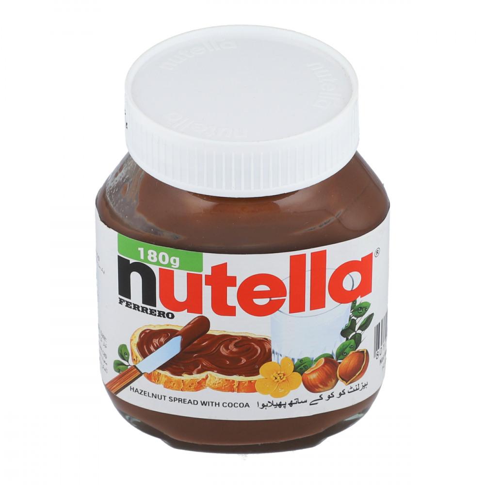 NUTELLA CHOCOLATE SPREAD HAZELNUT WITH COCOA 180 GM