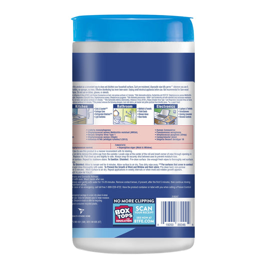 Lysol Disinfecting Wipes, Crisp Linen, 80ct