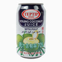 TEPTIP JUICE YOUNG COCONUT WITH PULP 310 ML  BASIC