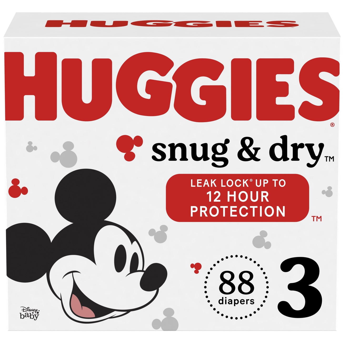 Huggies Snug & Dry Baby Diapers, Size 3, 88 Ct (Select for More Options)