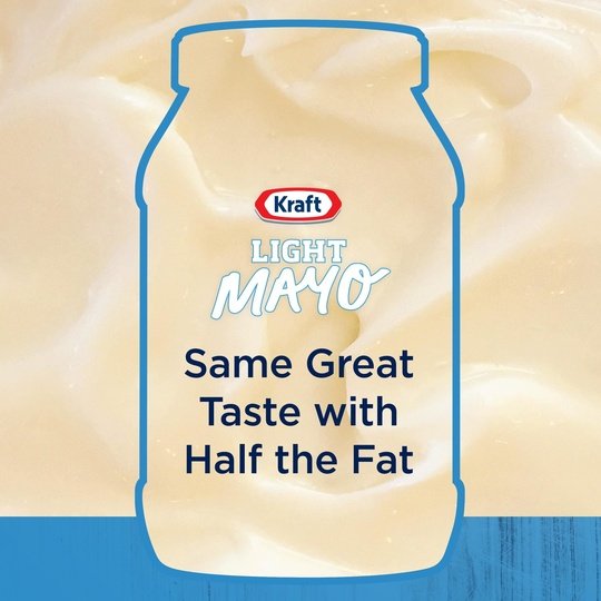 Kraft Light Mayo with 1/2 the Fat & Calories of Regular Mayonnaise, 30 fl oz Jar