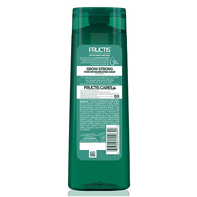 GARNIER FRUCTIS SHAMPOO DEEP CLEAN COOLING 370 ML