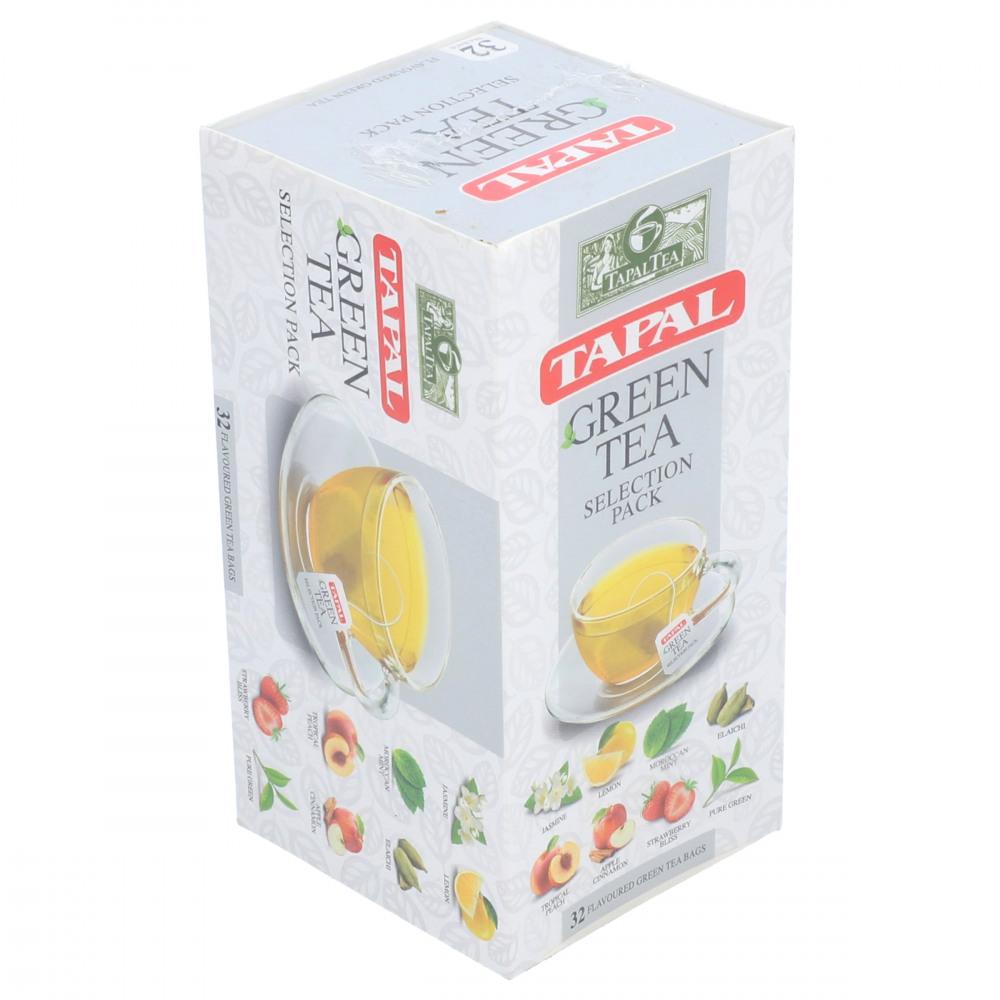 TAPAL GREEN TEA BAGS SELECTION PACK 32 BAGS 48 GM