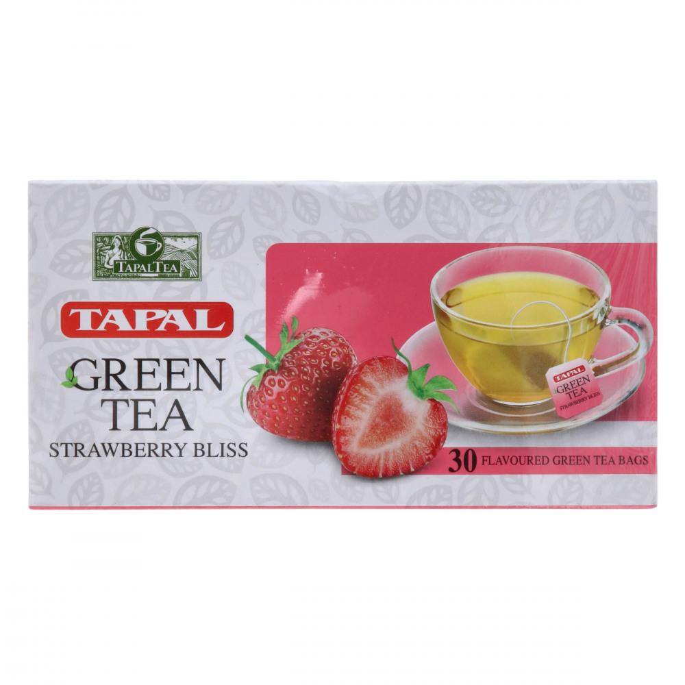 TAPAL GREEN TEA STRAWBERRY BLISS 30 BAGS 45 GM