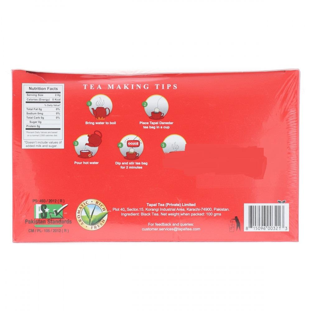 TAPAL DANEDAR REGULAR TEA BAG 50S 100 GM