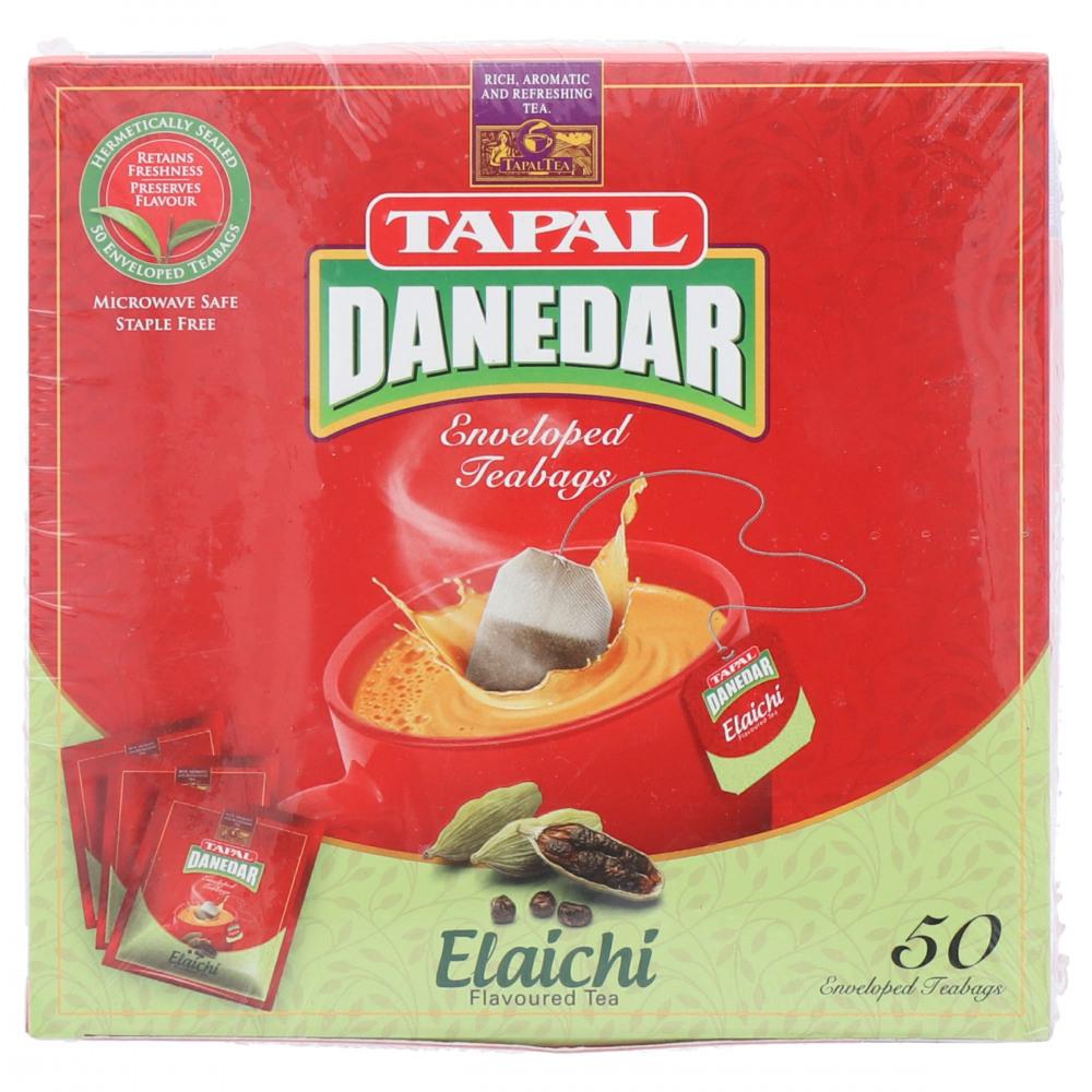 TAPAL DANEDAR TEA BAGS ENVELOP ELAICHI 50S 100 GM