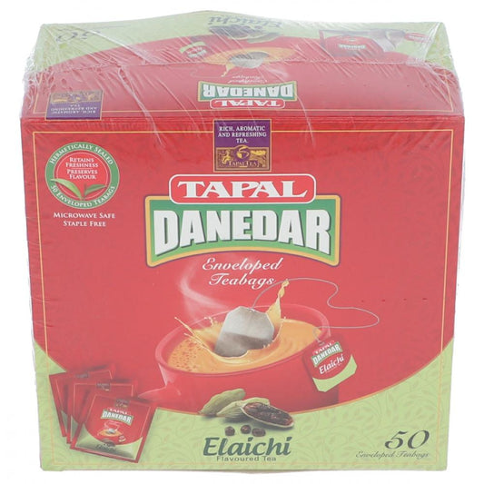 TAPAL DANEDAR TEA BAGS ENVELOP ELAICHI 50S 100 GM