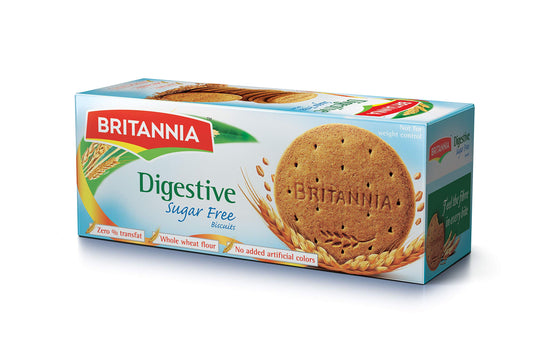 BRITANNIA DIGESTIVE SUGAR FREE BISCUIT 200 GM