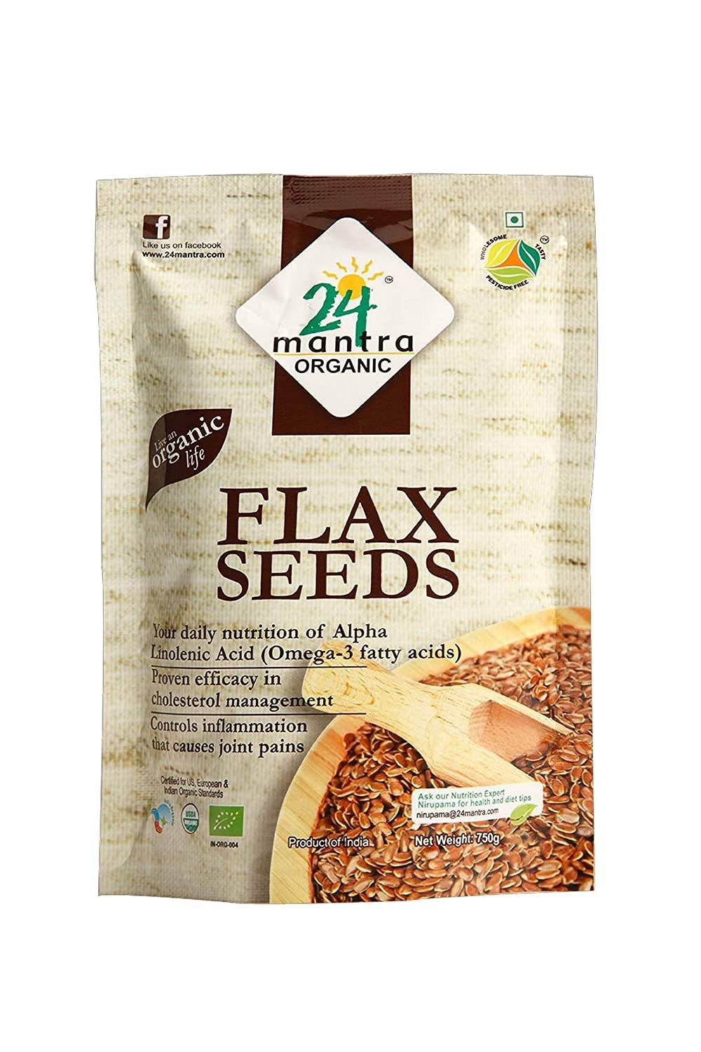 24 Mantra Organic Flax Seeds