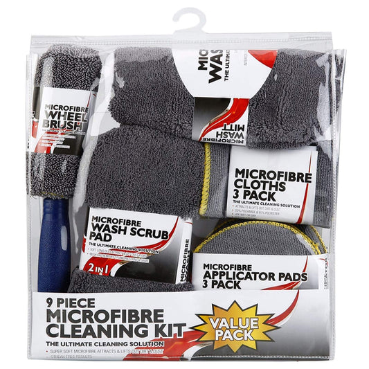 KENCO MICROFIBRE CLEANING KIT VALUE PACK 9PCS