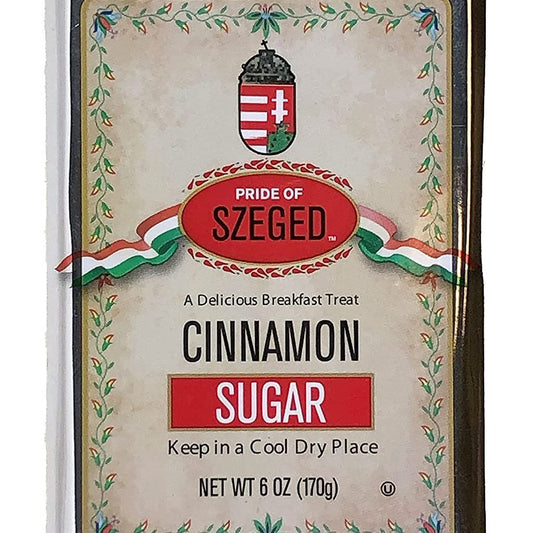 Pride of Szeged Cinnamon Sugar Shaker, Sift or Pour Top Openings