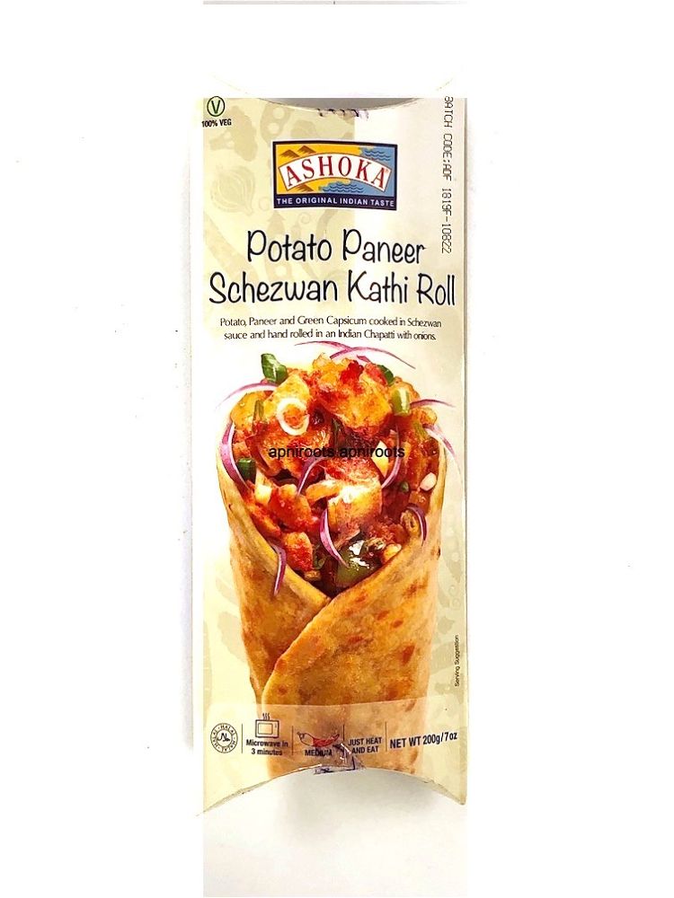 Ashoka Potato Paneer Schezwan Kathi Roll