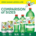 7UP Zero Sugar Lemon Lime Soda, 12 fl oz cans, 12 pack