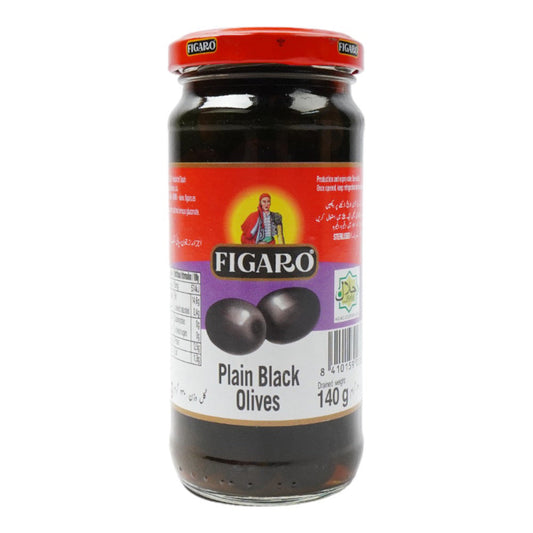 FIGARO OLIVES BLACK PLAIN 240 GM