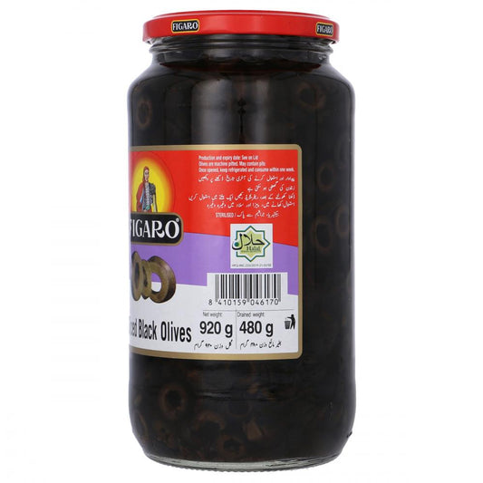 FIGARO OLIVES BLACK SLICED 920 GM