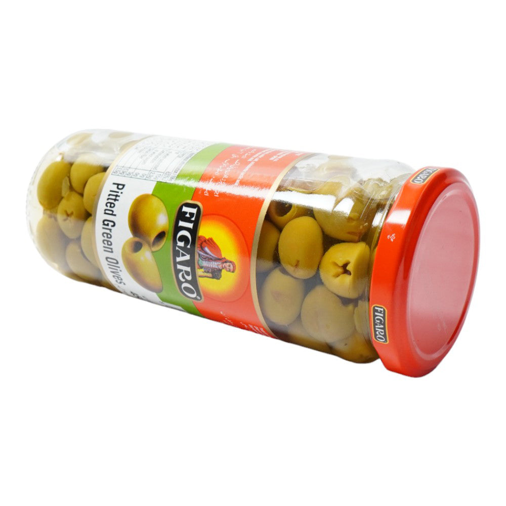 FIGARO OLIVES GREEN PITTED 450 GM