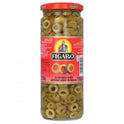 FIGARO OLIVES GREEN SLICED 450 GM