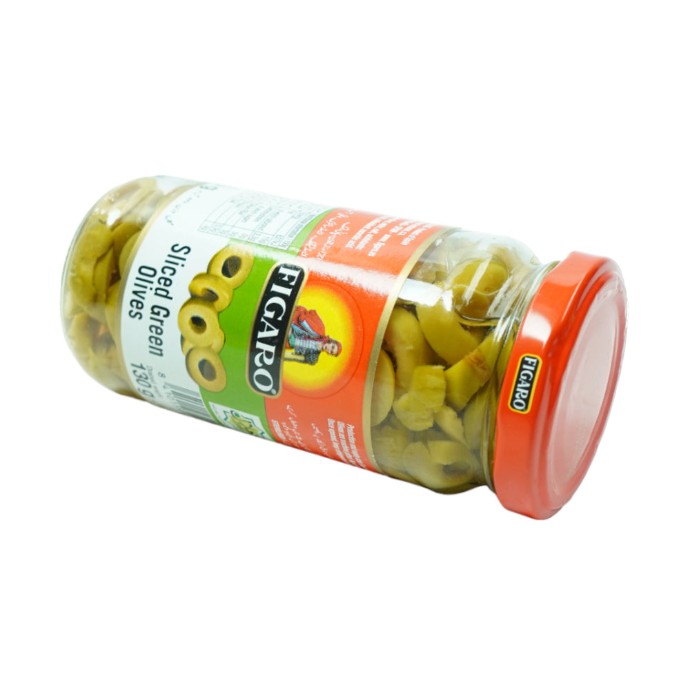 FIGARO OLIVES GREEN SLICED 240 GM