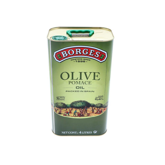 BORGES OLIVE POMACE OIL TIN 4LTR