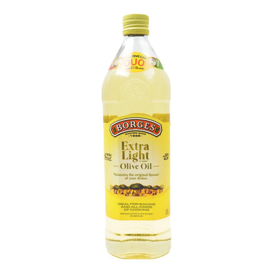 BORGES EXTRA LIGHT OLIVE OIL 1 LTR