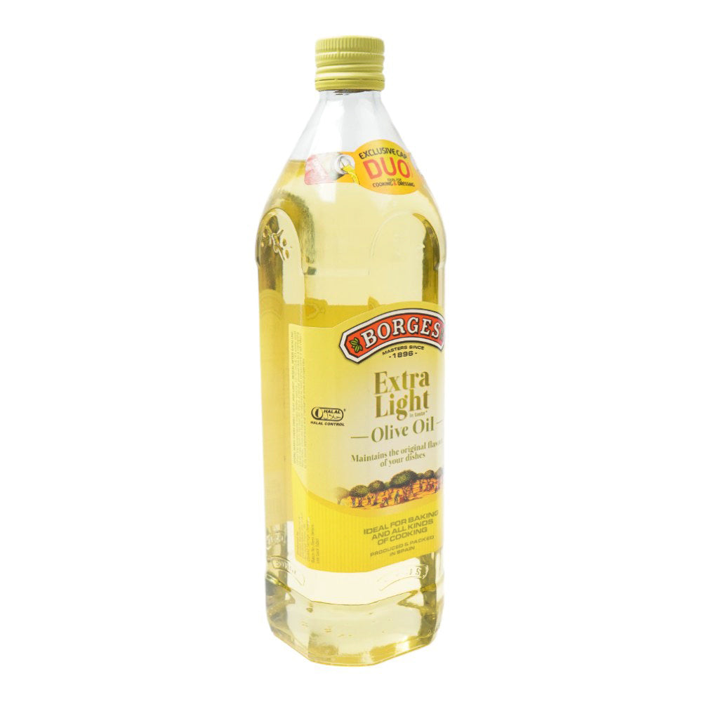 BORGES EXTRA LIGHT OLIVE OIL 1 LTR