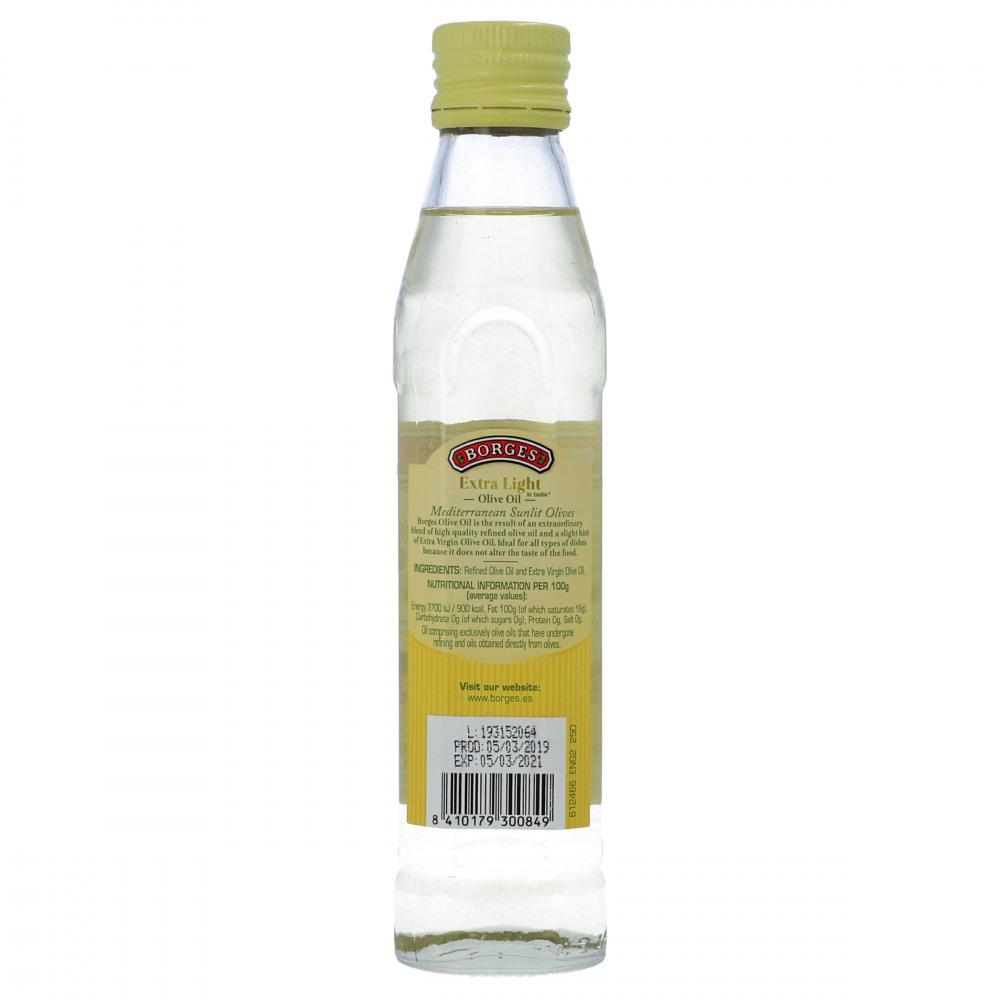 BORGES EXTRA LIGHT OLIVE OIL 250 ML