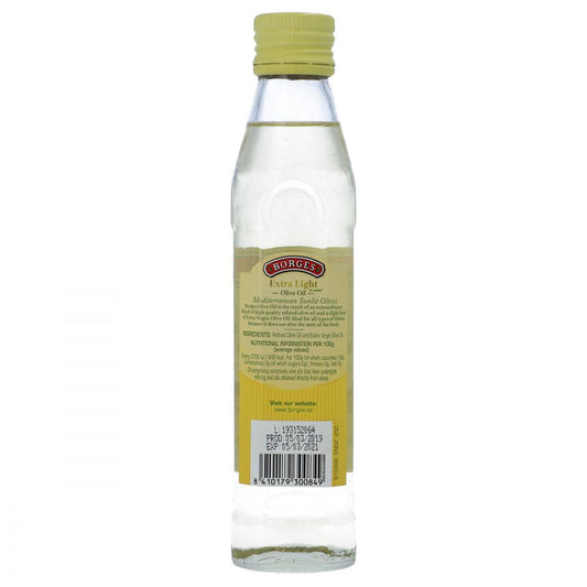 BORGES EXTRA LIGHT OLIVE OIL 250 ML