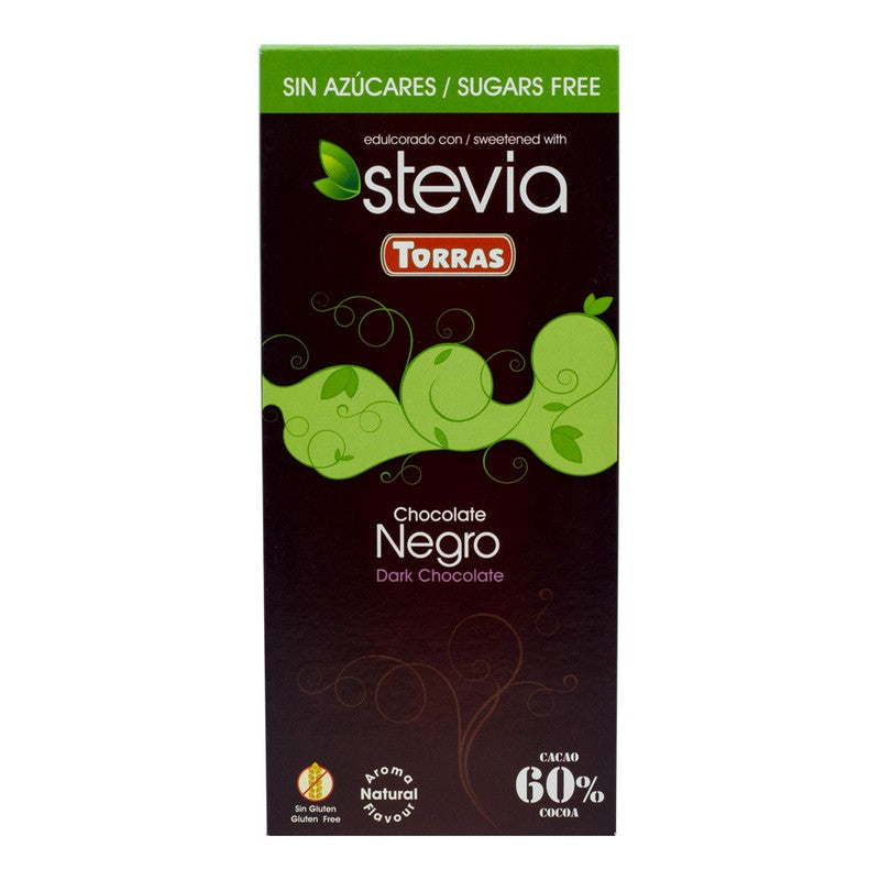 TORRAS STEVIA CHOCOLATE NEGRO DARK CHOCOLATE 100G