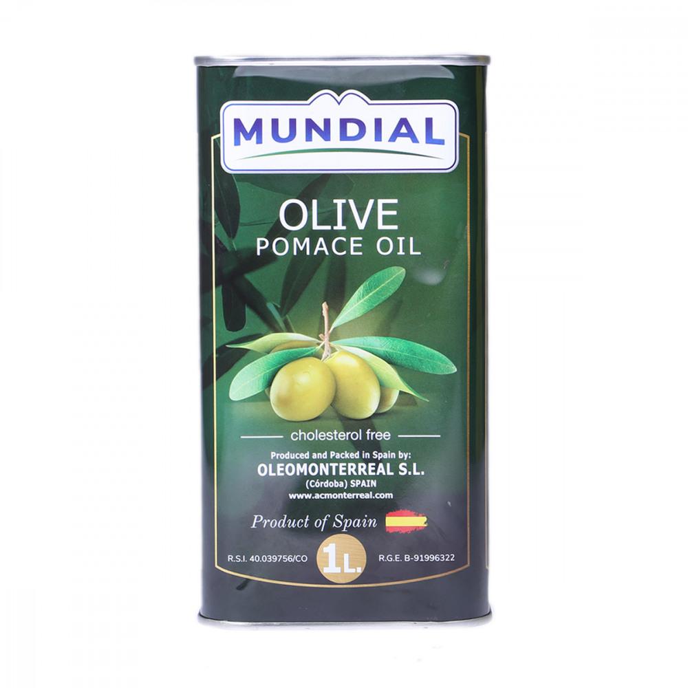 MUNDIAL OLIVE OIL POMACE TIN 1 LTR