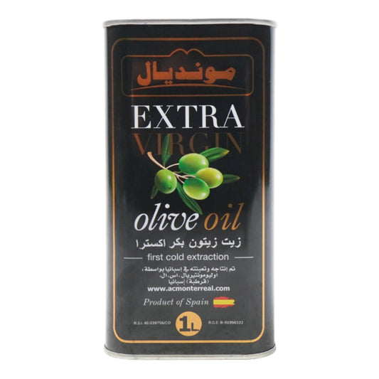 MUNDIAL OLIVE OIL EXTRA VIRGIN TIN 1 LTR