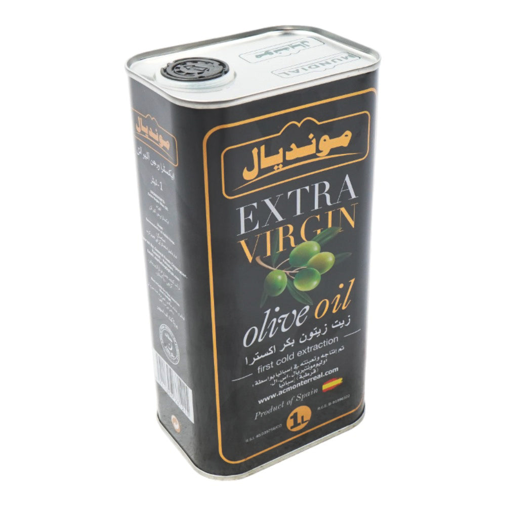 MUNDIAL OLIVE OIL EXTRA VIRGIN TIN 1 LTR