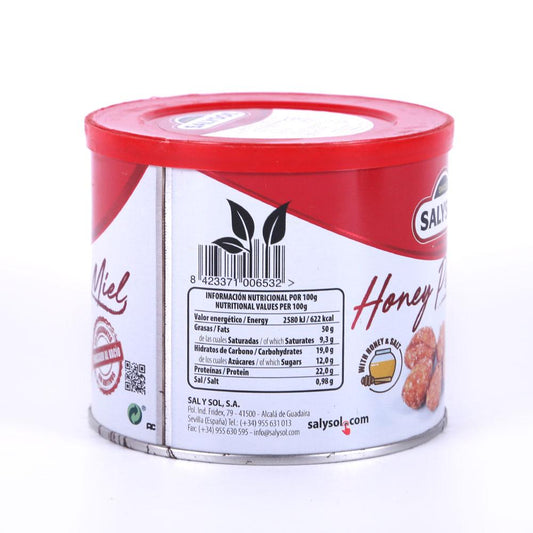 SALYSOL FRIED PEANUTS WITH HONEY TIN 250 GM