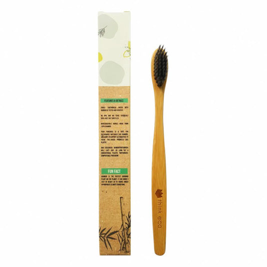 THINK ECO CHARCOAL INFUSED SOFT BRISTELS TOOTH BRUSH