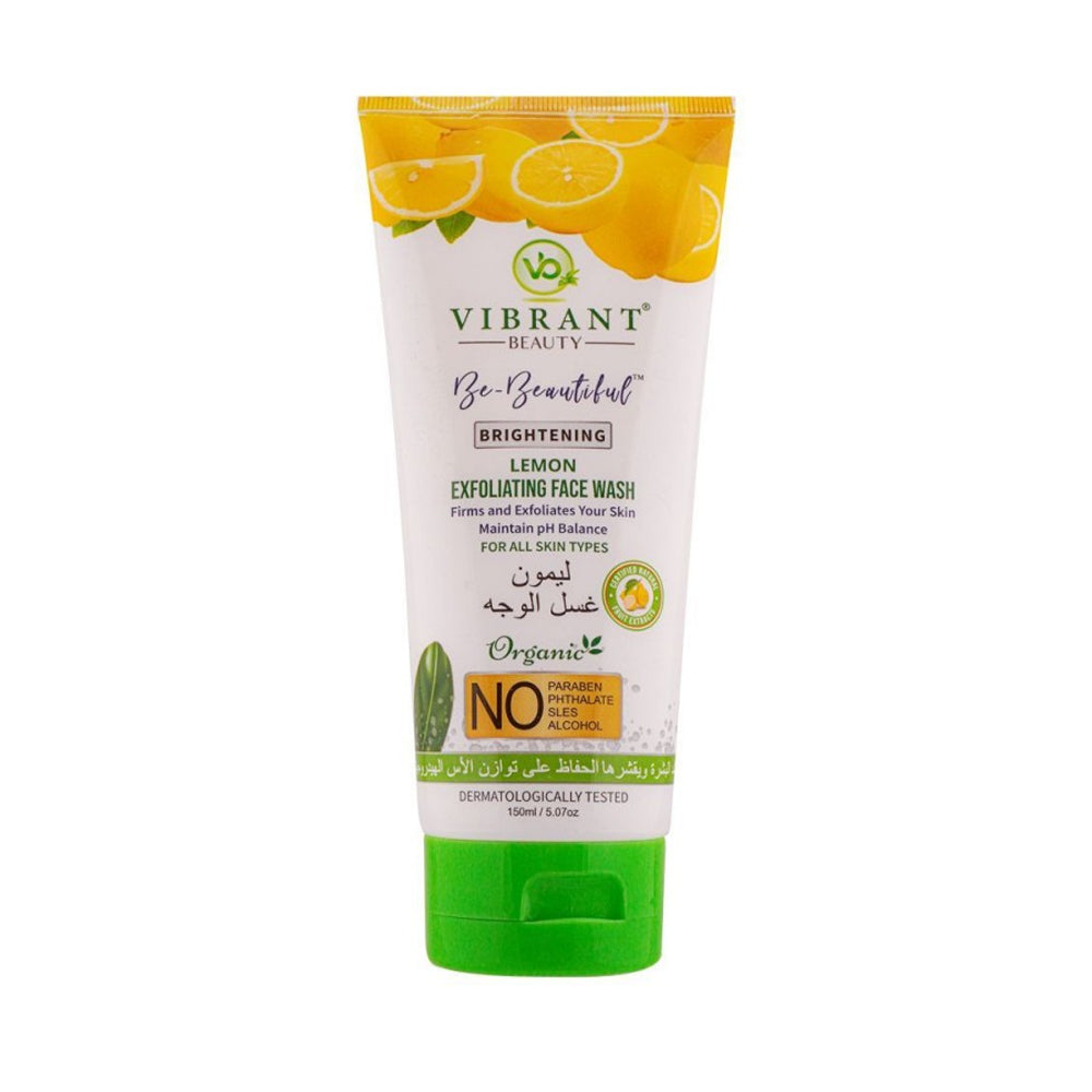 VIBRANT EXFOLIATING LEMON FACEWASH 200 ML